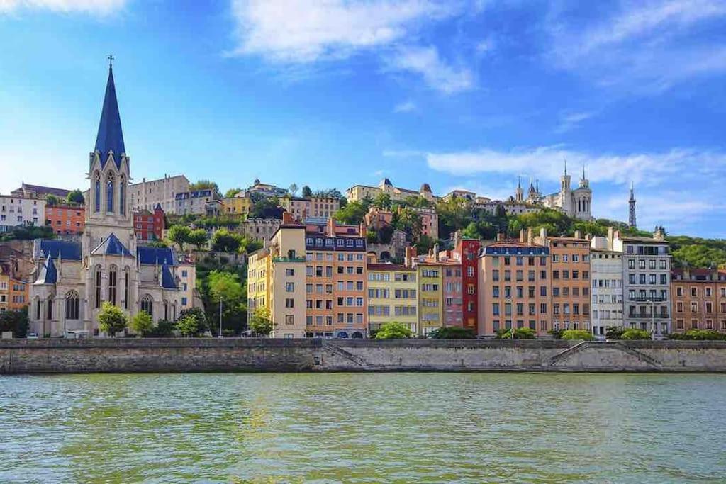 Studio Close Fourviere Very Quiet & Small Terrace Apartment Lyon Bagian luar foto